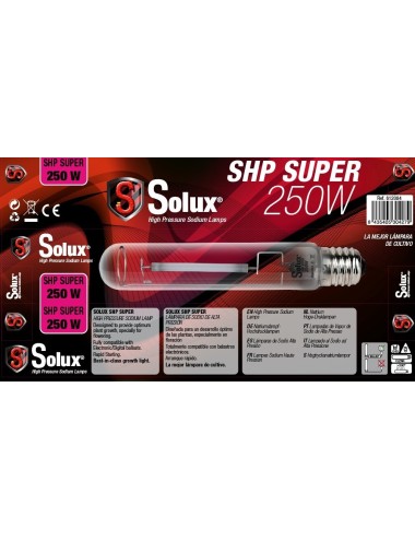 Bombilla 250 w super hps solux