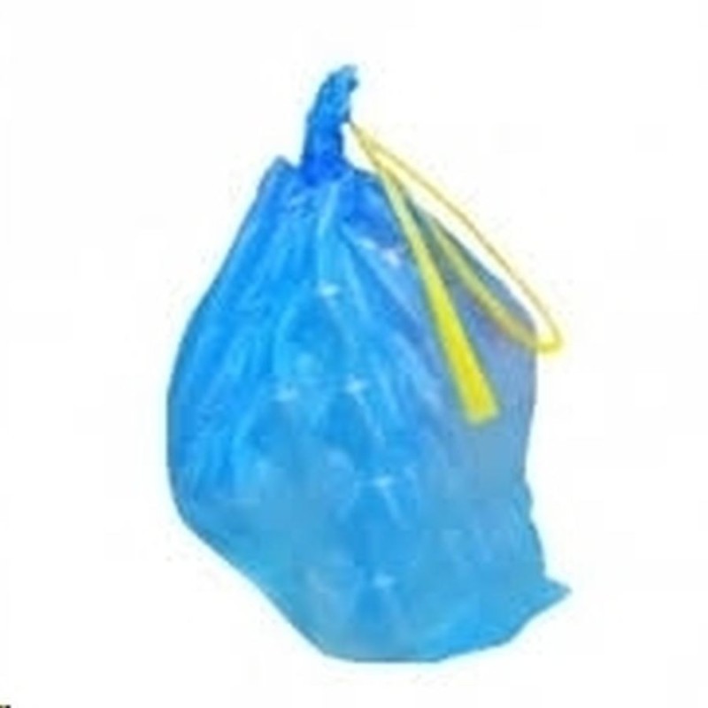 BOLSA BASURA 55X56 K-600 AZUL C/AUTOCIERRE