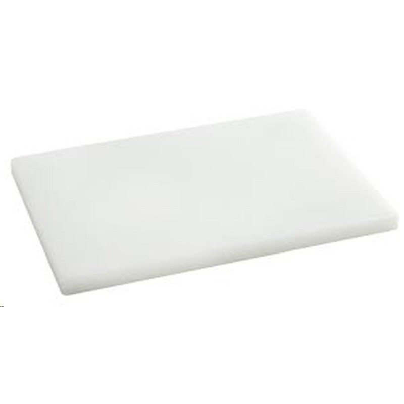 TABLA CORTAR POLIETILENO 33X19X1 BLANCA